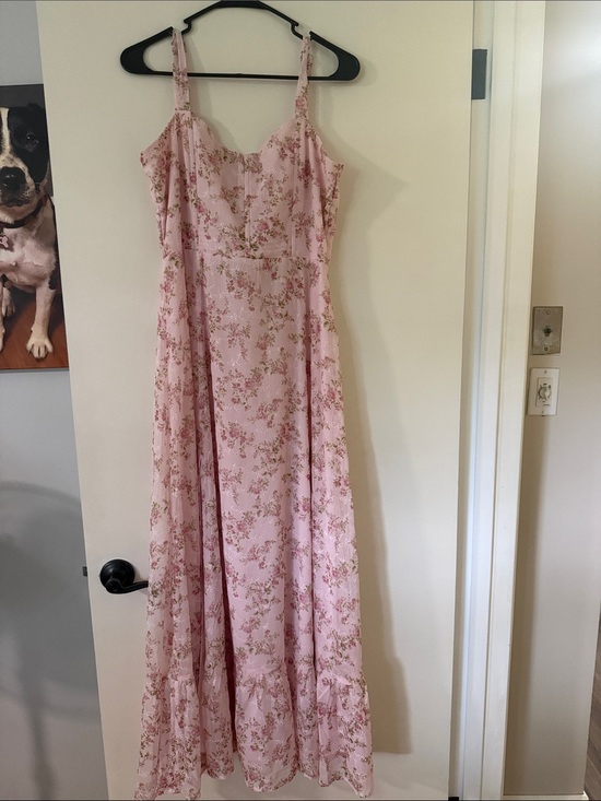Altar'd State Dresses & Skirts - Altar'd State Blush Pink Floral Maxi Slip Dress
